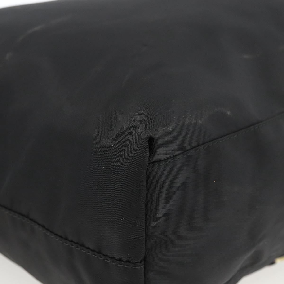 Prada Zip Tote Tessuto, Black, Nylon, Tote Bag