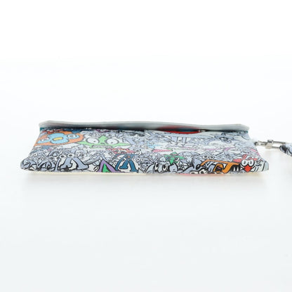 Louis Vuitton Trio Envelope Pouch Set Limited Edition Monogram Comics Canvas, Multicolour, Canvas, Clutch