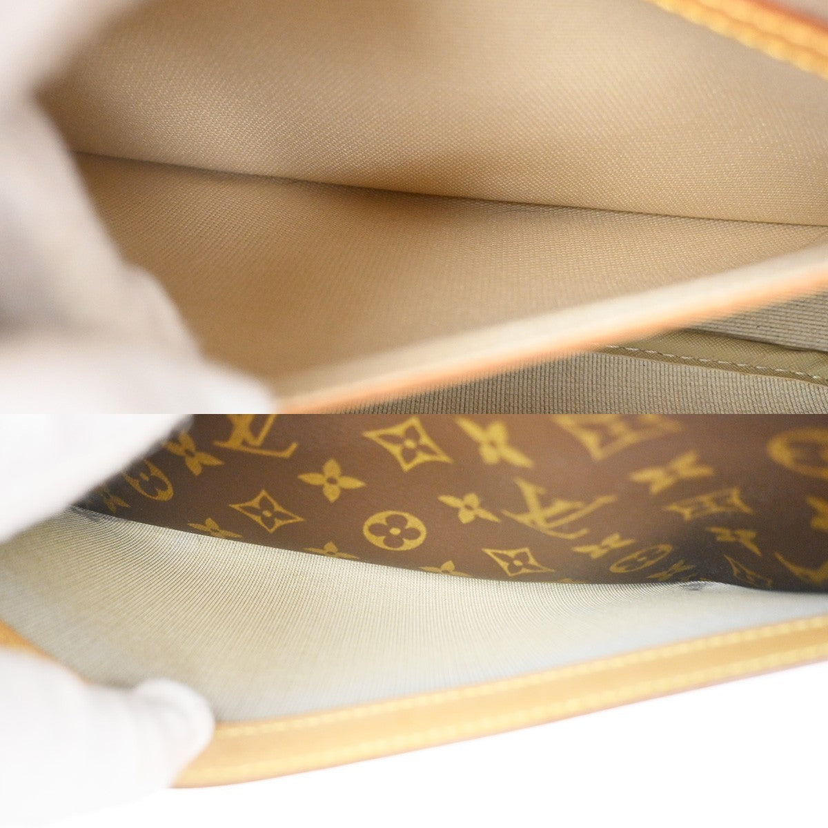Louis Vuitton Reporter Monogram Canvas, Brown, Canvas, Shoulder Bag