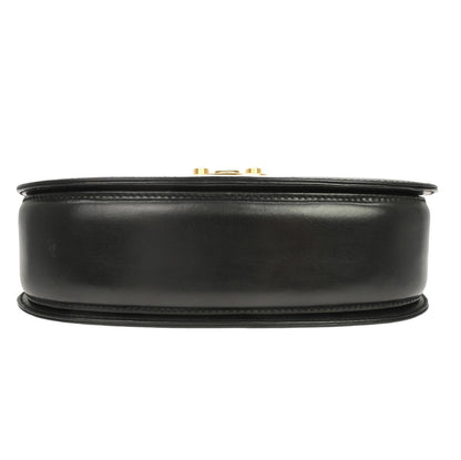 Gucci Lady Lock Satchel Leather, Black, Leather, Handbag