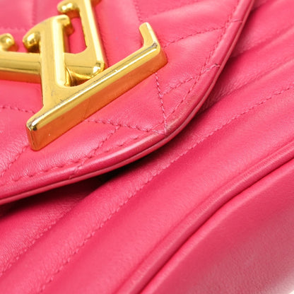 Louis Vuitton New Wave Chain Quilted Leather, Pink, Leather, Handbag
