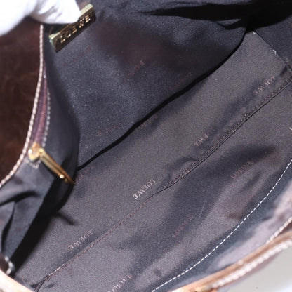 Loewe Vintage Anagram Tote Leather, Metallic, Leather, Tote Bag