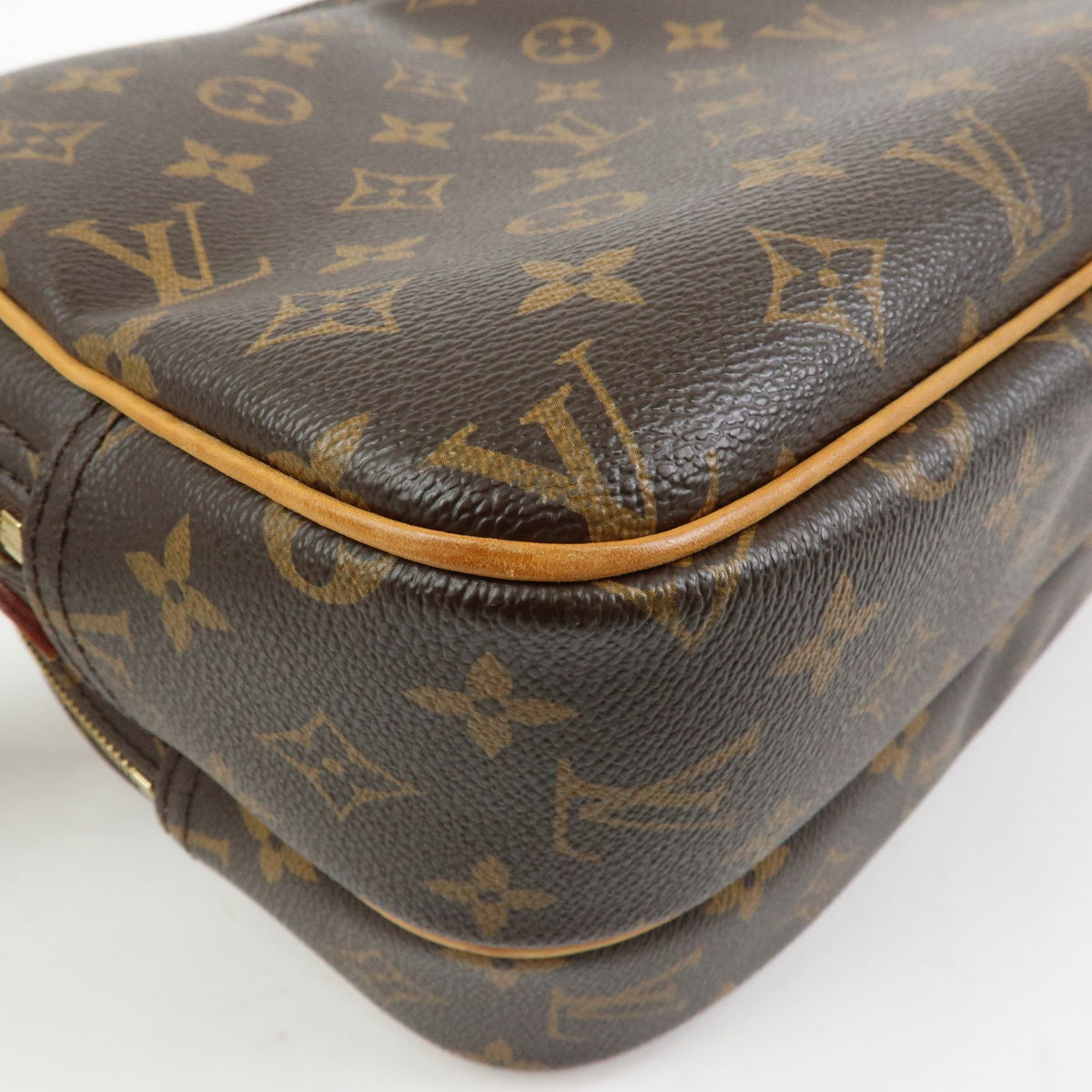 Louis Vuitton Reporter Monogram Canvas, Brown, Canvas, Shoulder Bag