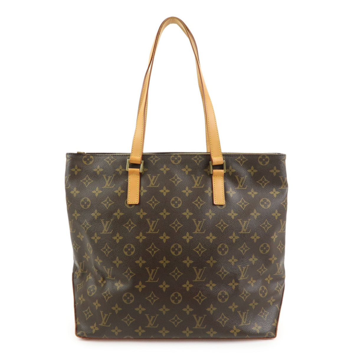 Louis Vuitton Cabas Mezzo Monogram Canvas, Brown, Canvas, Tote Bag