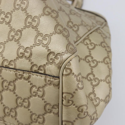 Gucci Sukey Guccissima Leather, Gold, Canvas, Tote Bag