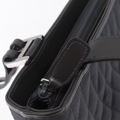 Bally Handbag Quilted Nylon, Black, Nylon, Handbag