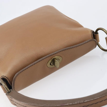 Miu Miu Beau Top Handle Leather, Brown, Leather, Handbag