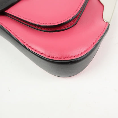 Prada Sidonie City Calf, Pink, Leather, Shoulder Bag