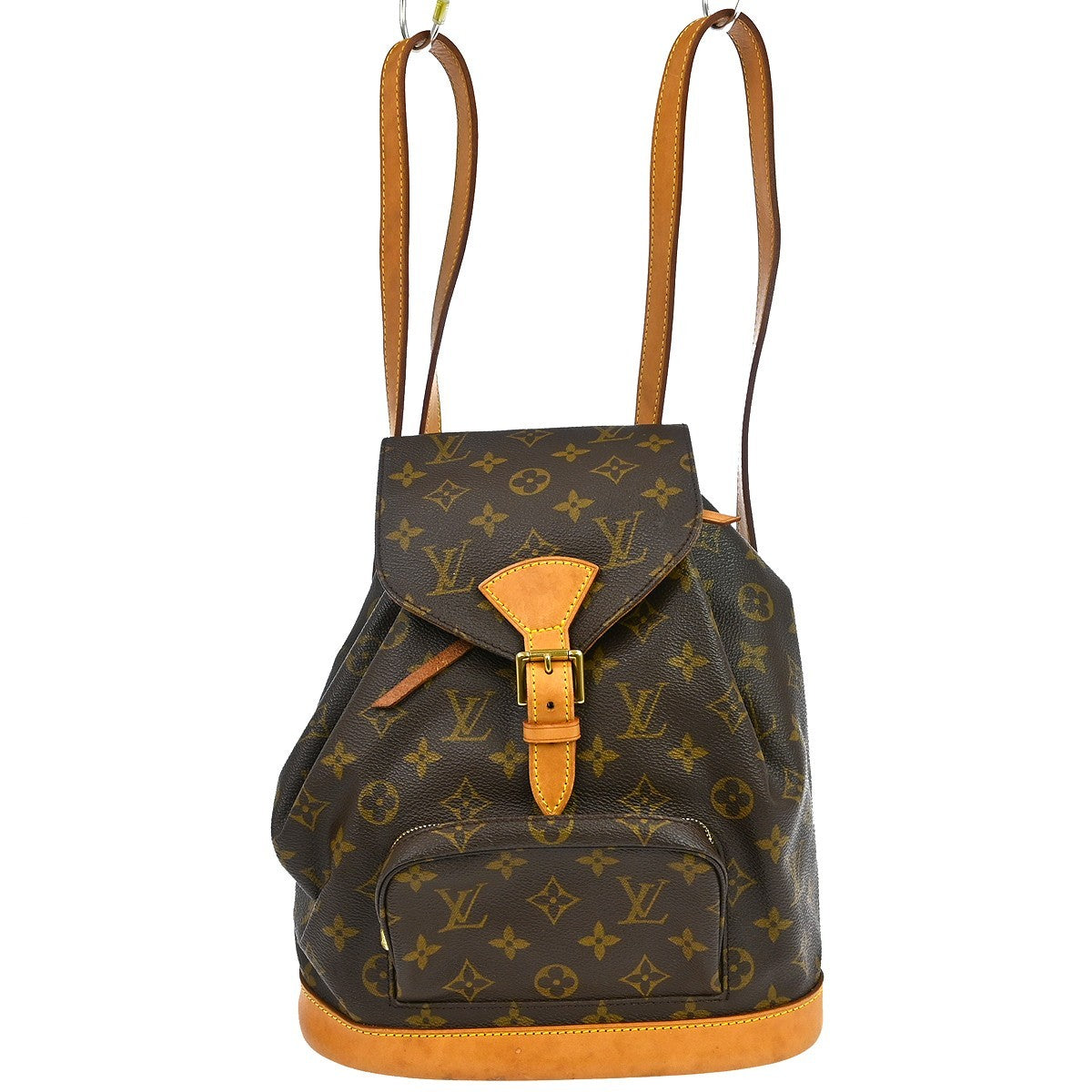 Louis Vuitton Vintage Montsouris Monogram Canvas, Brown, Canvas, Backpack