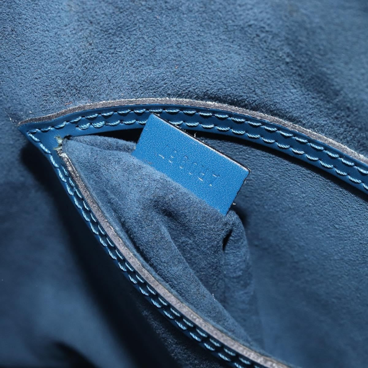 Louis Vuitton Alma Epi Leather, Blue, Leather, Handbag