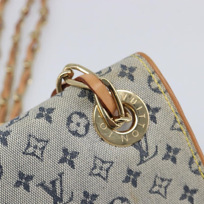 Louis Vuitton Camille Mini Lin, Blue, Canvas, Handbag