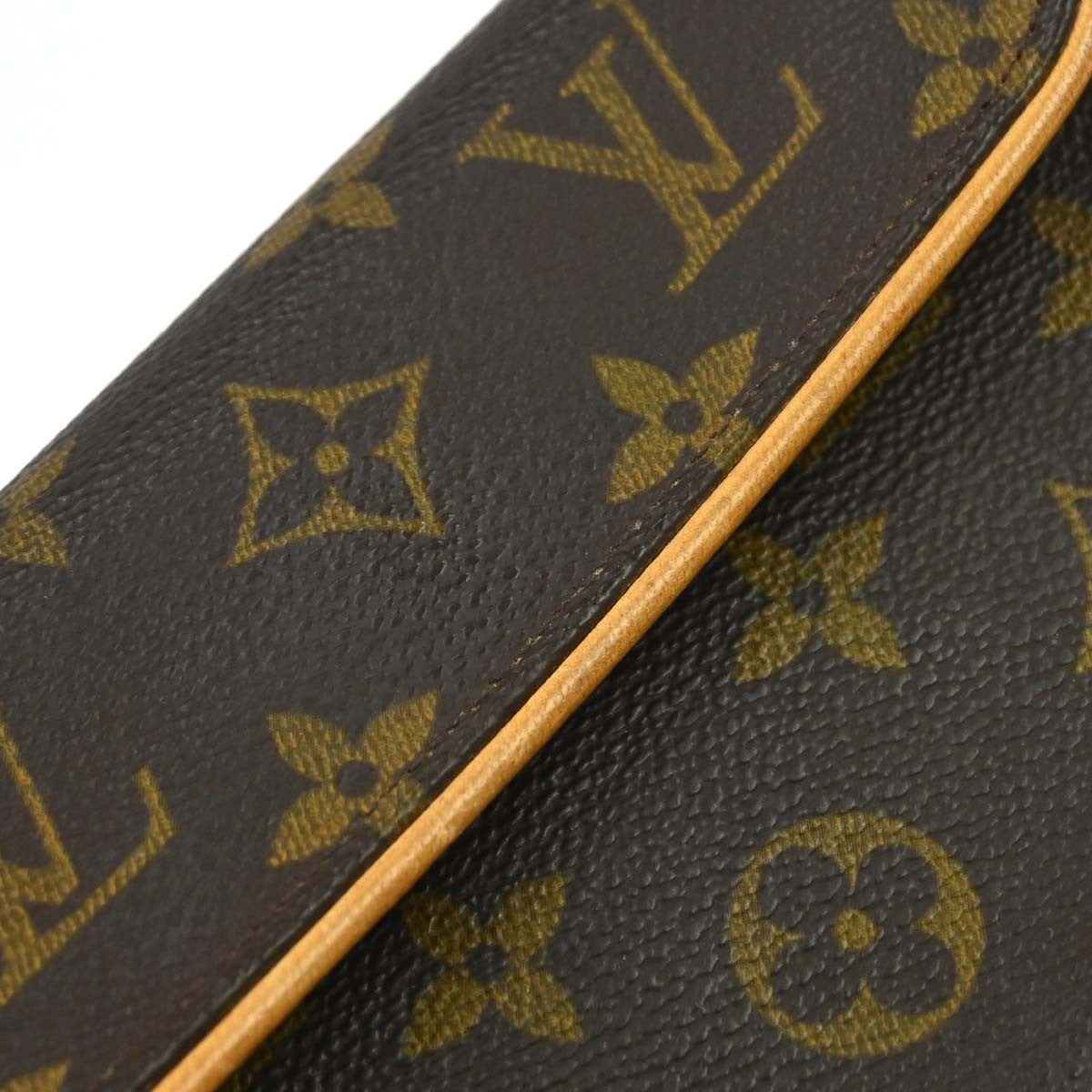 Louis Vuitton Florentine Waist Monogram Canvas, Brown, Canvas, Clutch