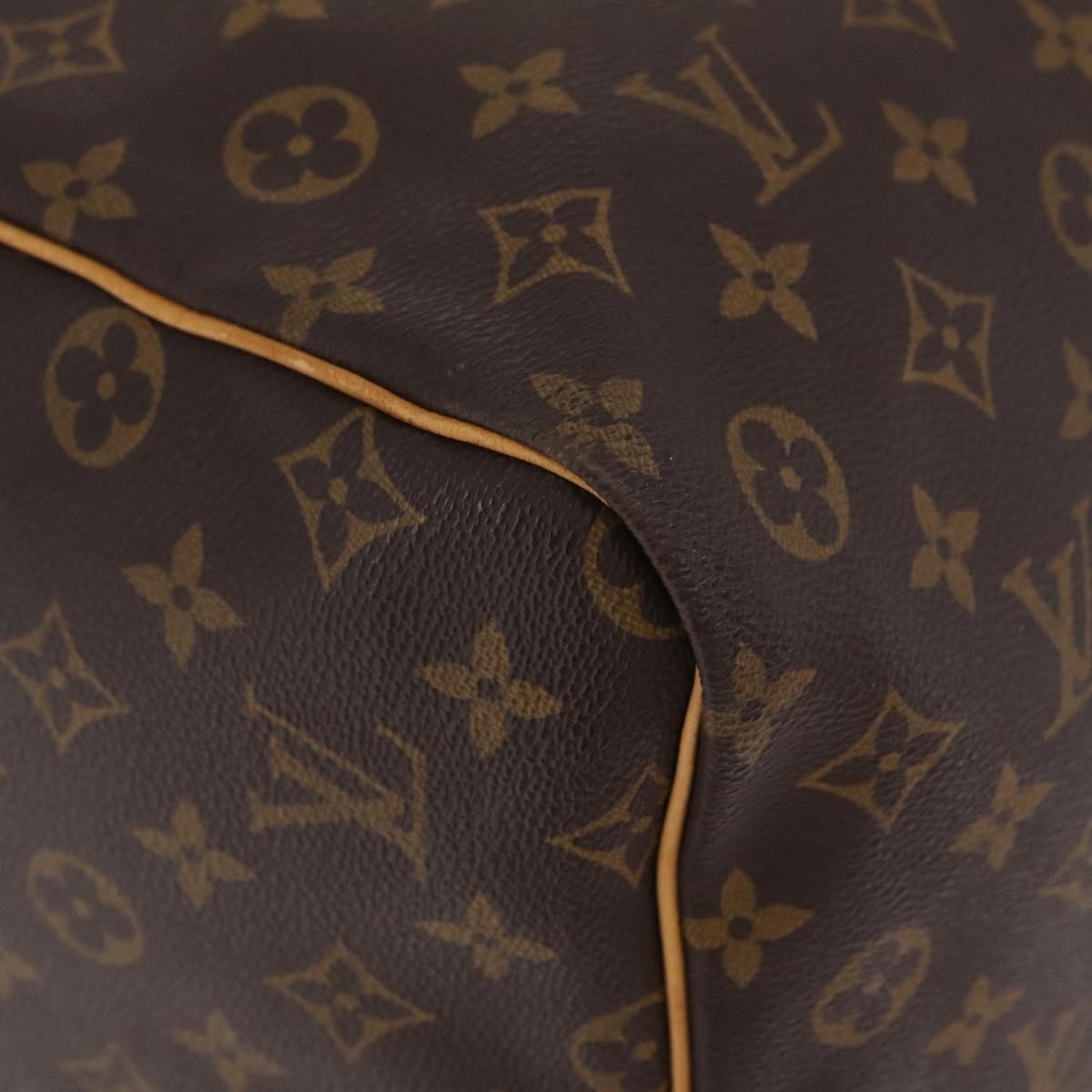 Louis Vuitton Keepall Monogram Canvas, Brown, Canvas, Travel Bag