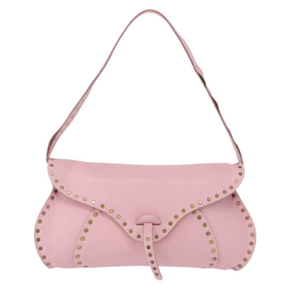 Celine Celine Evening Clutch Smooth Calfskin, PINK, LEATHER, Shoulder bag