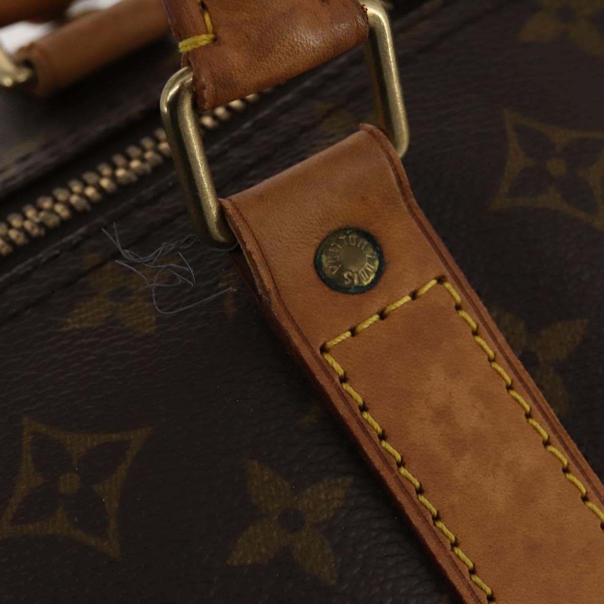 Louis Vuitton Keepall Monogram, Brown, Canvas, Travel Bag