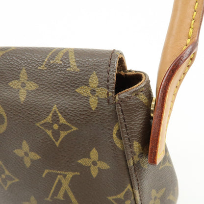 Louis Vuitton Looping Monogram Canvas, Brown, Canvas, Handbag