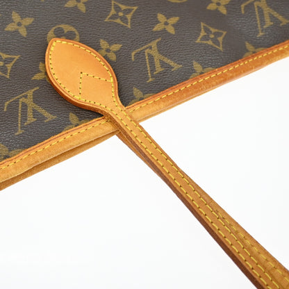 Louis Vuitton Neverfull Monogram Canvas, Brown, Canvas, Tote Bag