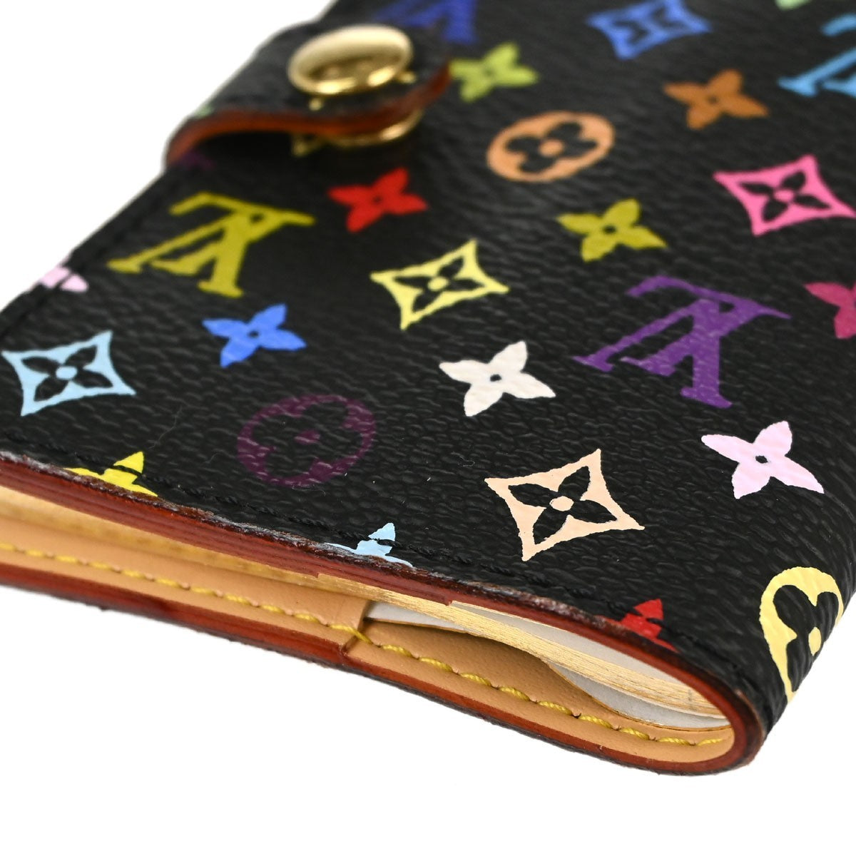 Louis Vuitton Agenda Cover Canvas Multicolor, Multicolour, Canvas, Wallet