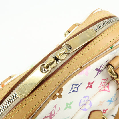Louis Vuitton Priscilla Monogram Multicolor, White, Canvas, Handbag
