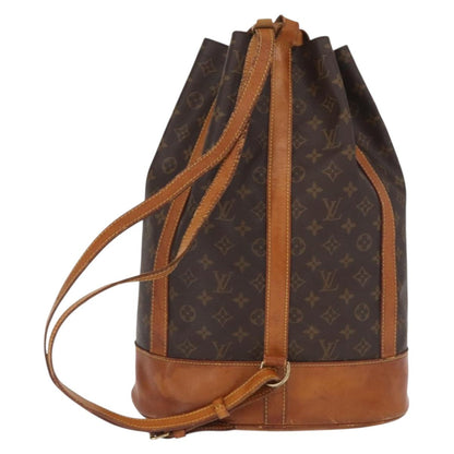 Louis Vuitton Randonnee Pochette Monogram Coated Canvas, BROWN, CANVAS, Handbag