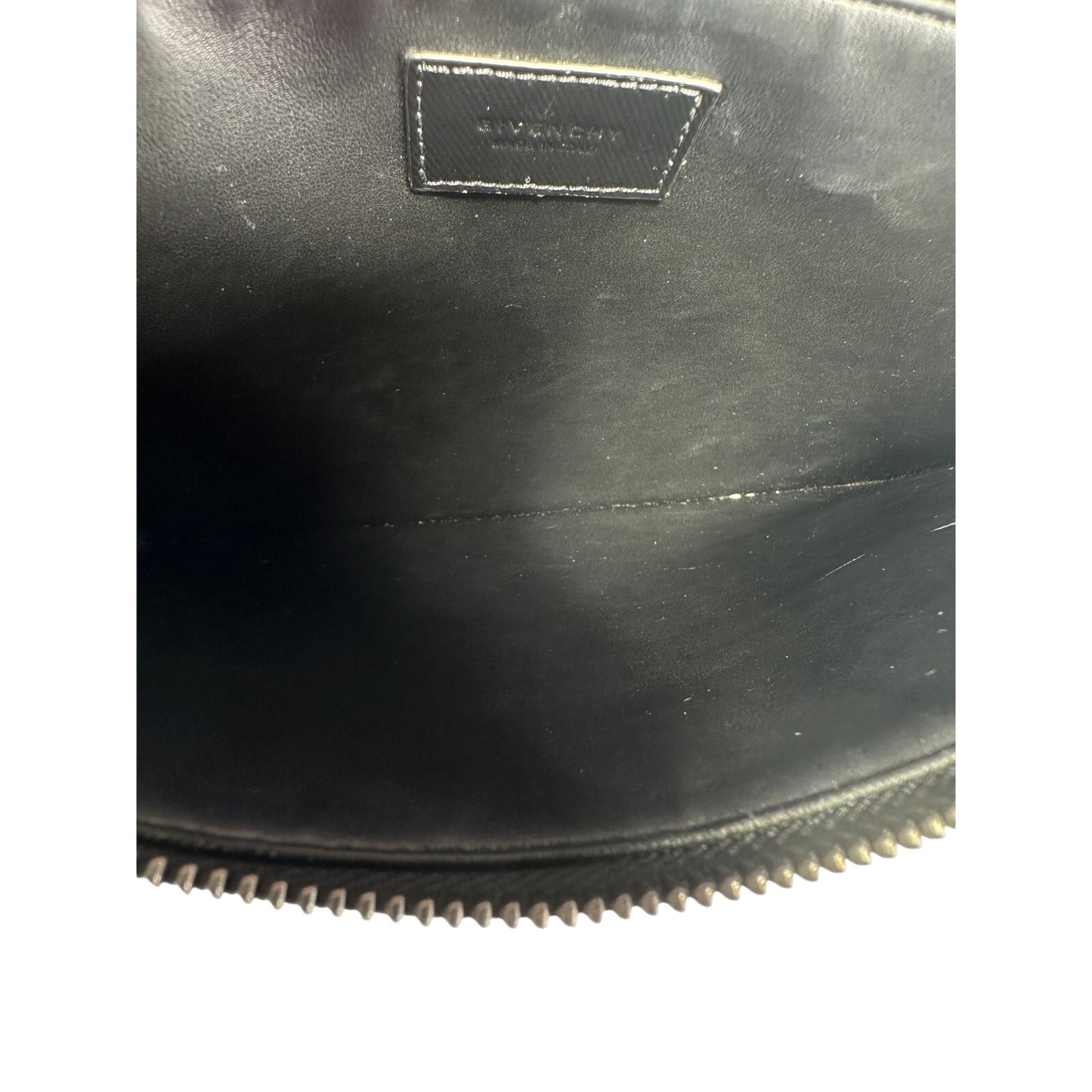 GIVENCHY Ticker Leather Pouch Clutch