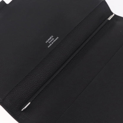 Hermes Vision Agenda Cover Leather, Black, Leather, Briefcase