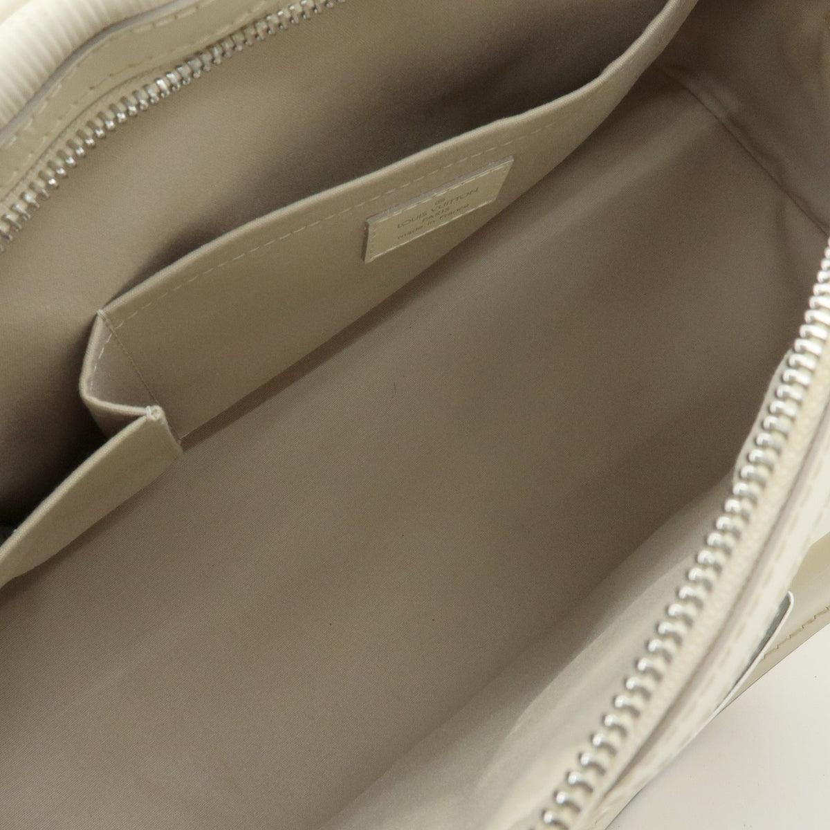 Louis Vuitton Montaigne Bowling Epi Leather, White, Leather, Handbag