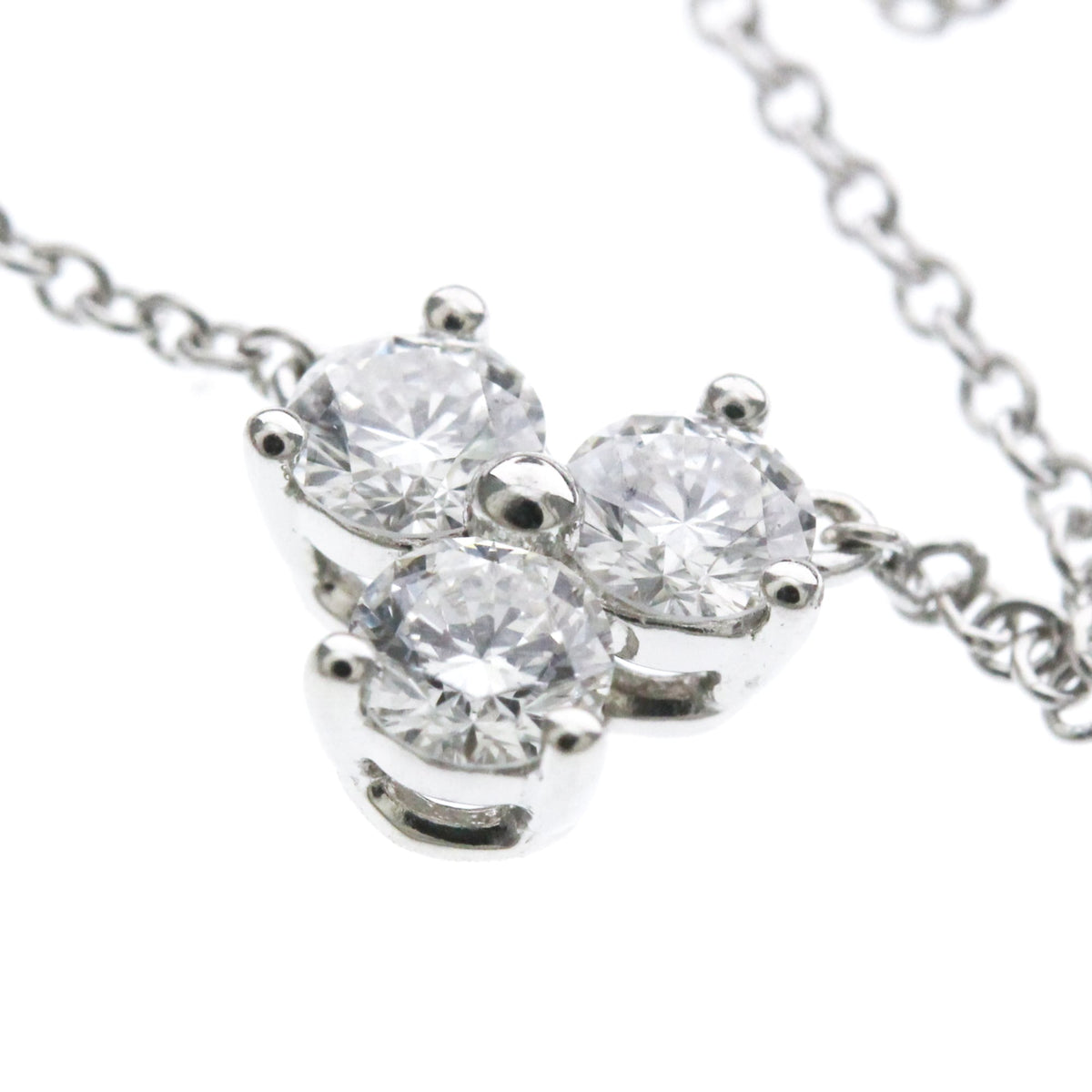Tiffany & Co. Aria Pendant Platinum and Diamonds, Silver, Platinum, Necklace