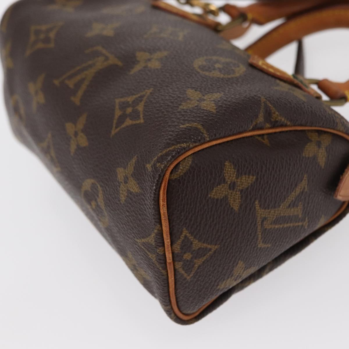 Louis Vuitton Speedy Mini HL Handbag Monogram Canvas, BROWN, CANVAS, Handbag