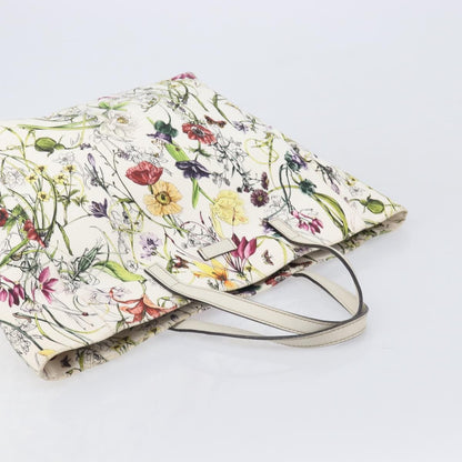 Gucci Open Flora Canvas, Multicolour, Canvas, Tote Bag