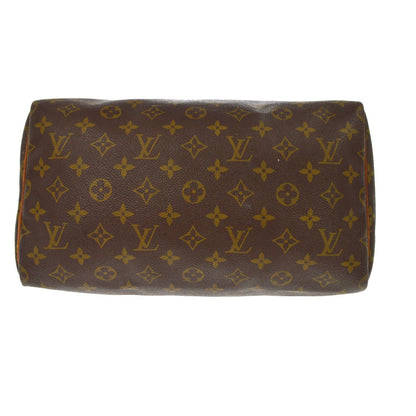 Louis Vuitton Speedy Monogram Canvas, Brown, Canvas, Handbag