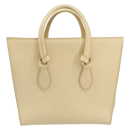 Celine Tie Tote Leather, Beige, Leather, Tote Bag