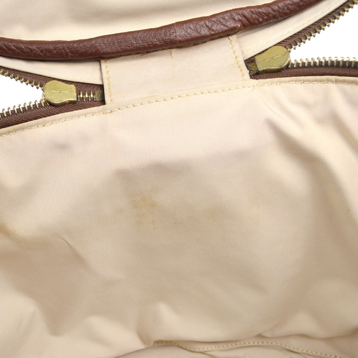 Hermes Acapulco Vanity Toile with Leather, Beige, Canvas, Handbag