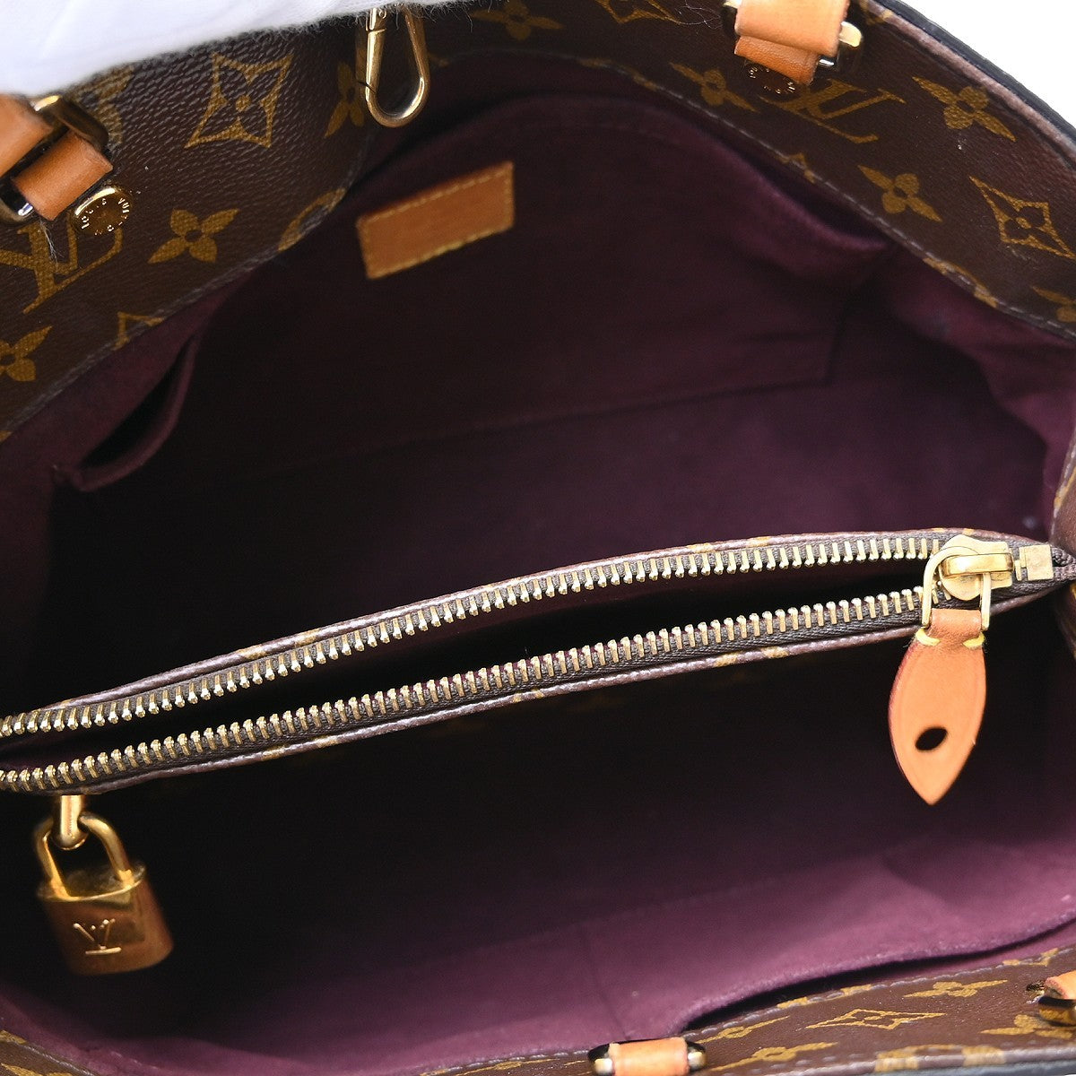 Louis Vuitton Montaigne Monogram Canvas, Brown, Canvas, Handbag