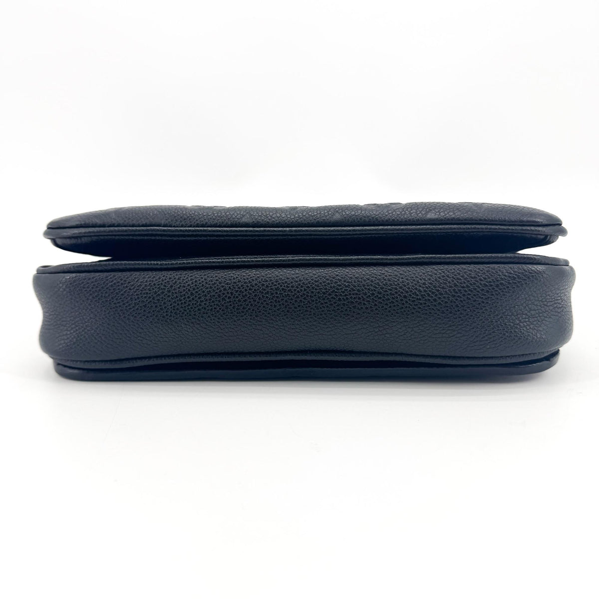Louis Vuitton Pochette Metis Monogram Empreinte Leather, Black, Leather, Clutch