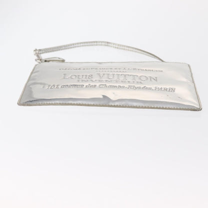 Louis Vuitton Pochette Clutch Monogram Miroir PVC, Silver, PVC, Clutch