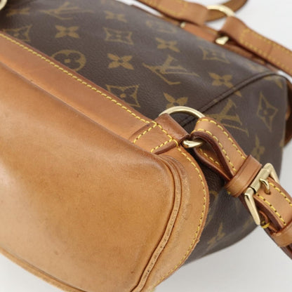 Louis Vuitton Vintage Montsouris Monogram Canvas, Brown, Canvas, Backpack