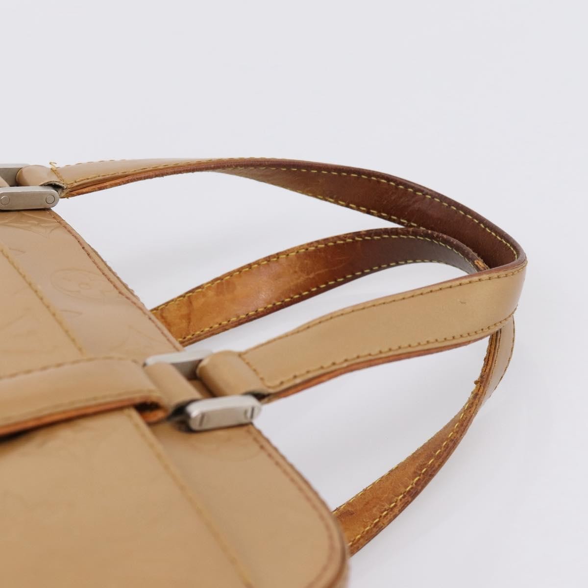 Louis Vuitton Mat Shelton Monogram Vernis, Brown, Patent Leather, Handbag
