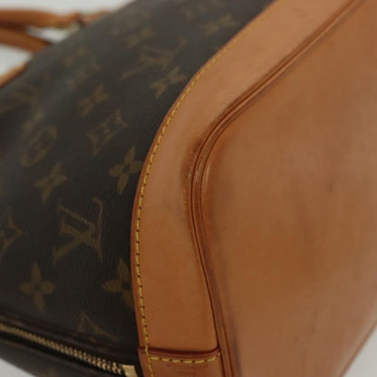 Louis Vuitton Alma Handbag Monogram Canvas, BROWN, CANVAS, Handbag