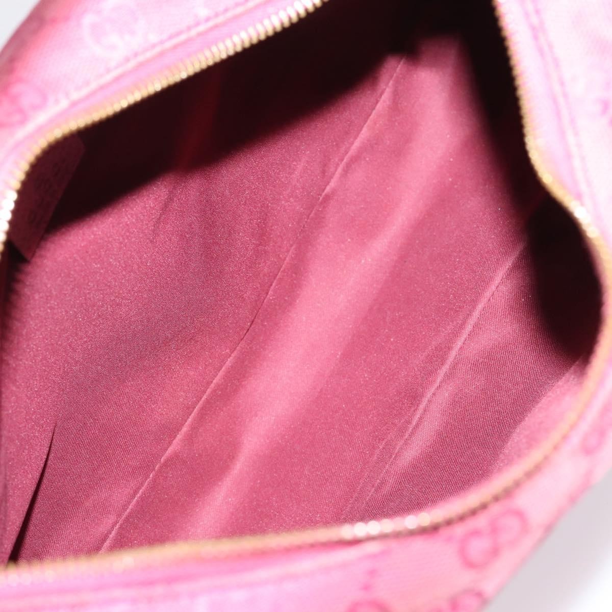 Gucci Horsebit Hobo GG Canvas, Pink, Canvas, Shoulder Bag