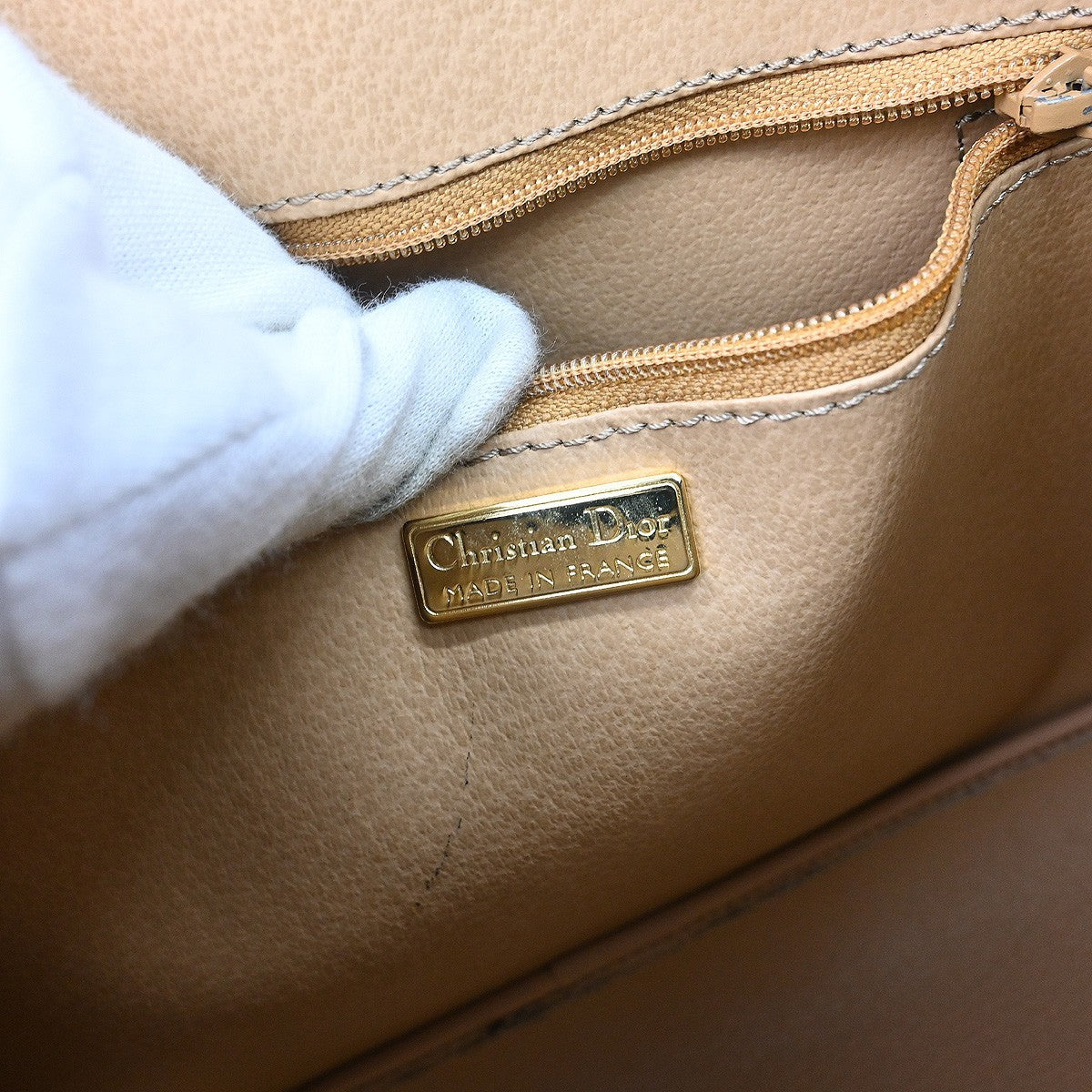 Christian Dior Vintage Canvas, Black, PVC, Tote Bag