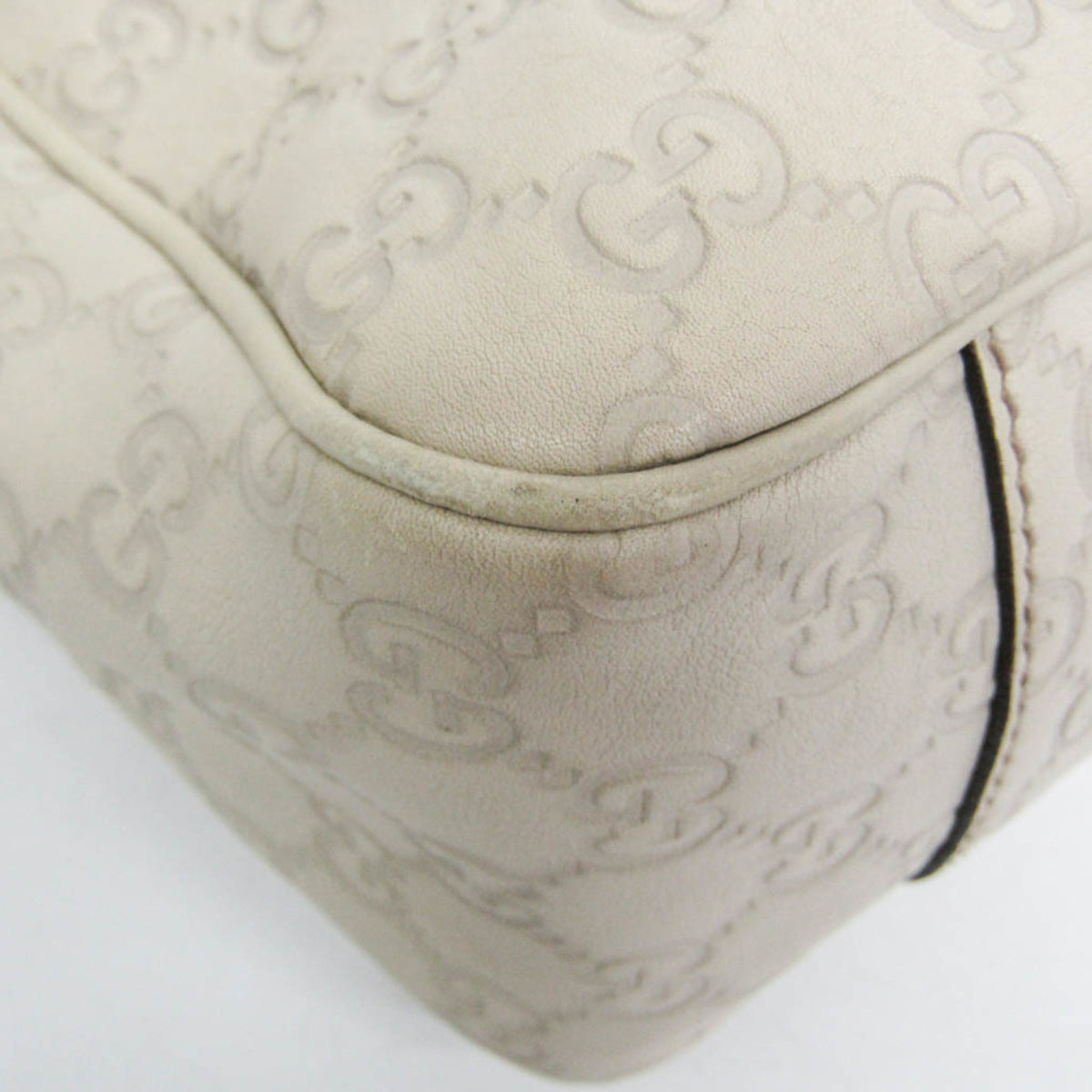 Gucci Twins Guccissima Leather, Beige, Leather, Tote Bag