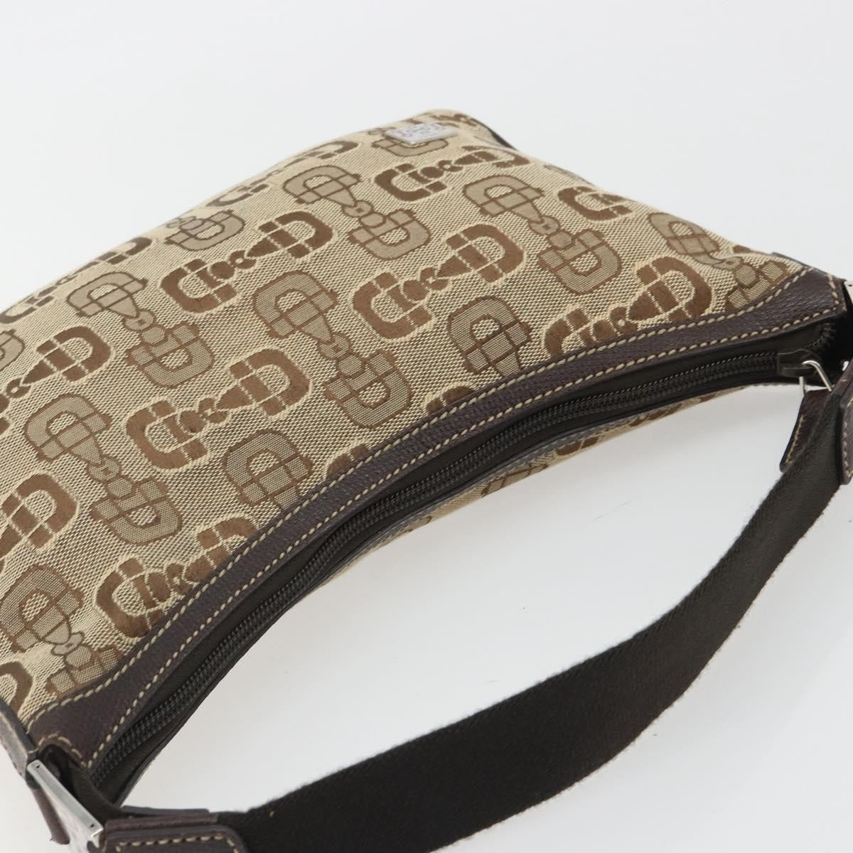 Gucci Vintage Top Handle Canvas, Beige, Canvas, Handbag