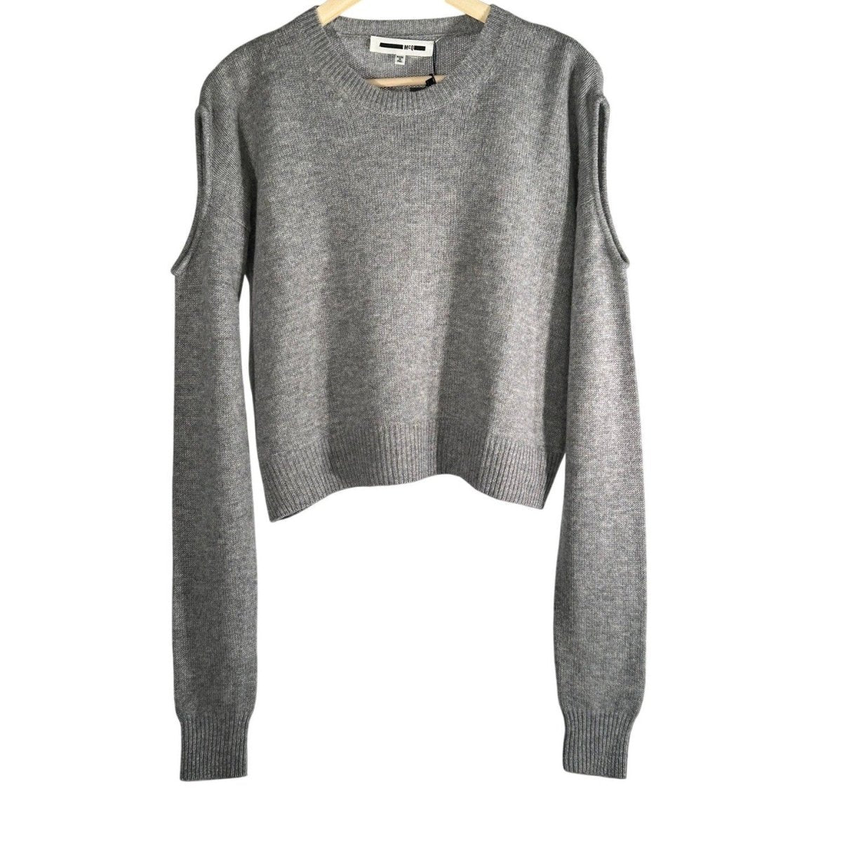 ALEXANDER MCQUEEN Cold Shoulder Wool Sweater - Brandsamsara