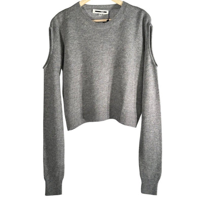 ALEXANDER MCQUEEN Cold Shoulder Wool Sweater - Brandsamsara