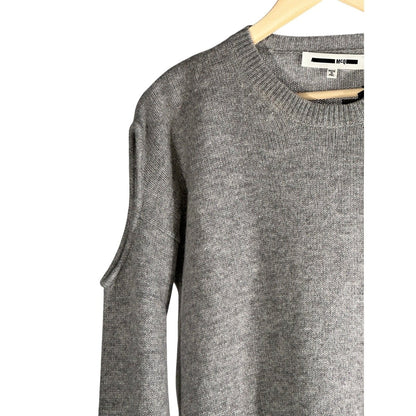 ALEXANDER MCQUEEN Cold Shoulder Wool Sweater - Brandsamsara