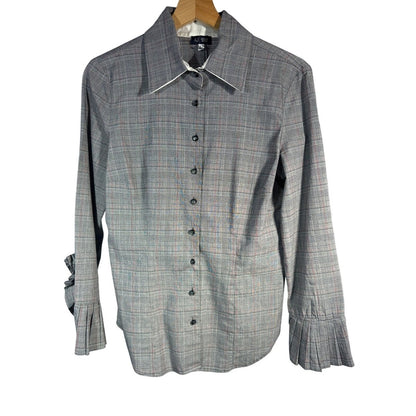 ARMANI JEANS Check Button Down Shirt - Brandsamsara