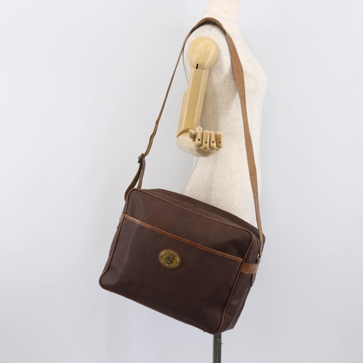 Burberry Shoulder Bag Leather, Brown, Leather, Shoulder Bag
