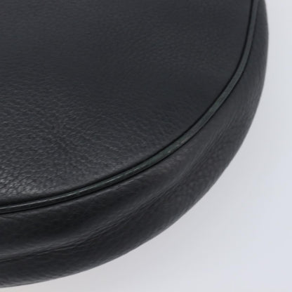 Salvatore Ferragamo Gancini Leather, Black, Leather, Crossbody Bag