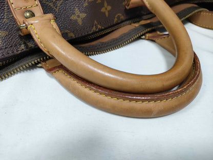 Louis Vuitton Keepall Monogram, Brown, Canvas, Travel Bag